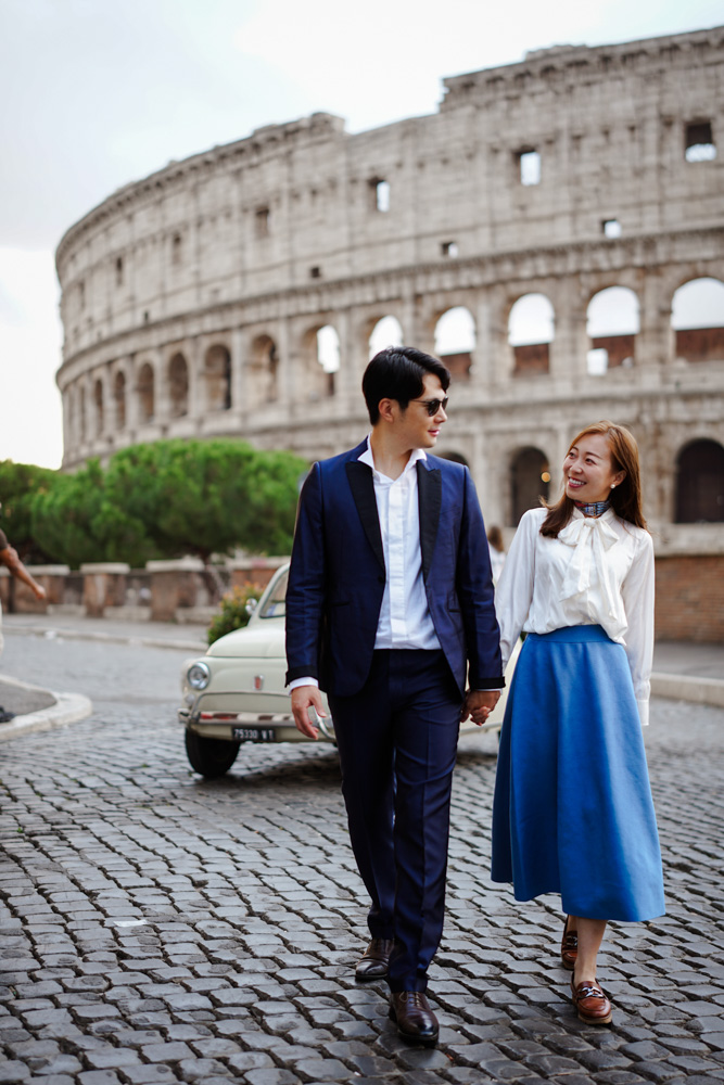 couple photoshoot in rome